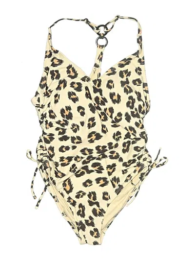 Pre-owned Kona Sol One Piece Swimsuit In Gold