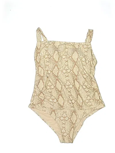 Pre-owned Kona Sol One Piece Swimsuit In Gold