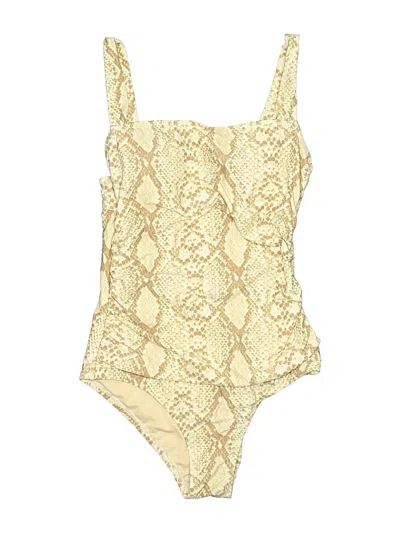 Pre-owned Kona Sol One Piece Swimsuit In Gold
