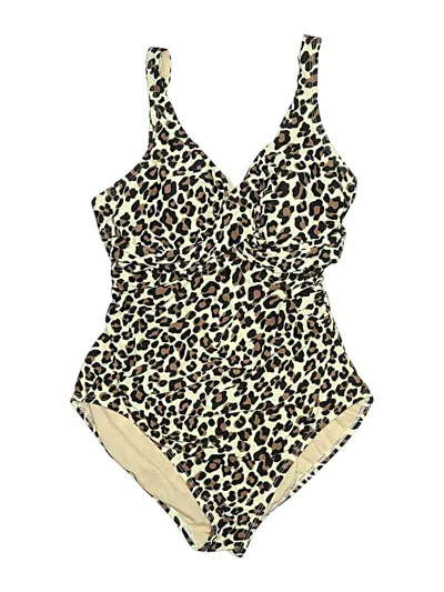 Pre-owned Kona Sol One Piece Swimsuit In Gold