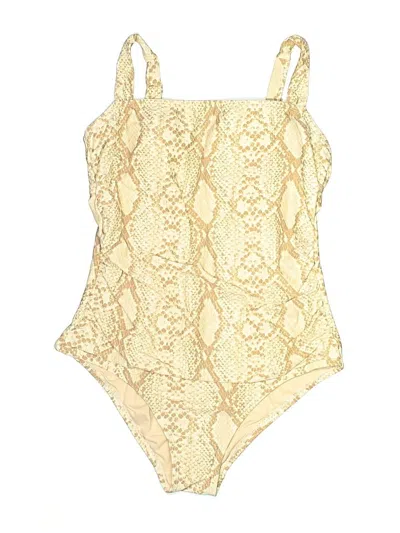 Pre-owned Kona Sol One Piece Swimsuit In Gold