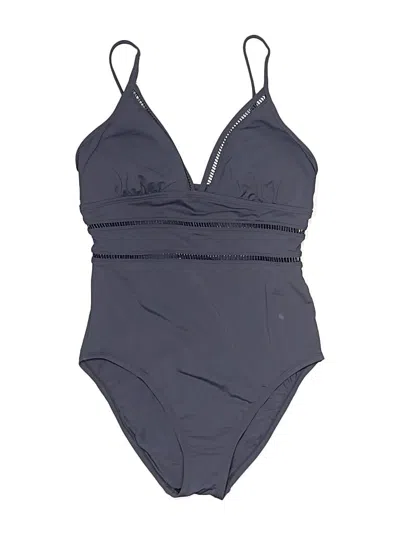 Pre-owned Kona Sol One Piece Swimsuit In Gray
