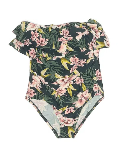 Pre-owned Kona Sol One Piece Swimsuit In Green