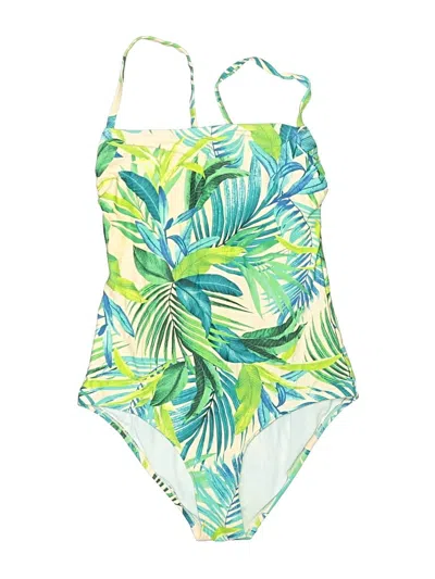 Pre-owned Kona Sol One Piece Swimsuit In Green