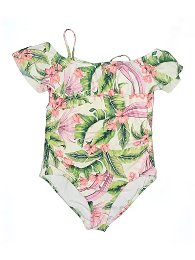 Pre-owned Kona Sol One Piece Swimsuit In Green