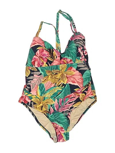 Pre-owned Kona Sol One Piece Swimsuit In Green