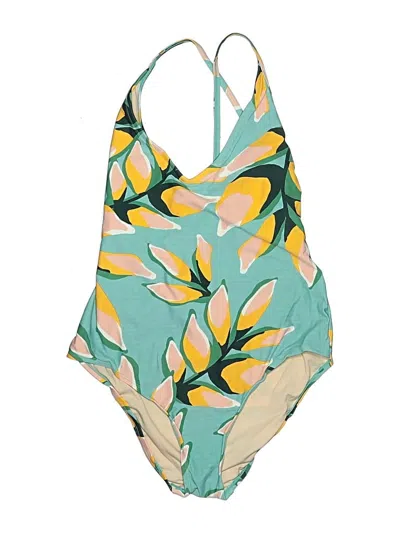 Pre-owned Kona Sol One Piece Swimsuit In Green