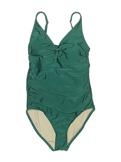 Pre-owned Kona Sol One Piece Swimsuit In Green