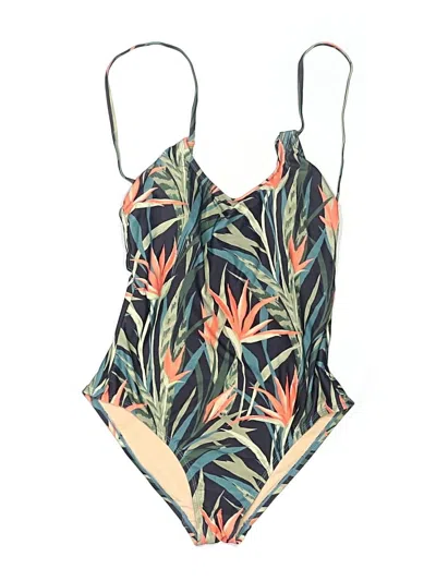 Pre-owned Kona Sol One Piece Swimsuit In Green