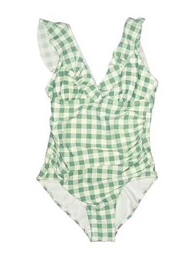 Pre-owned Kona Sol One Piece Swimsuit In Green