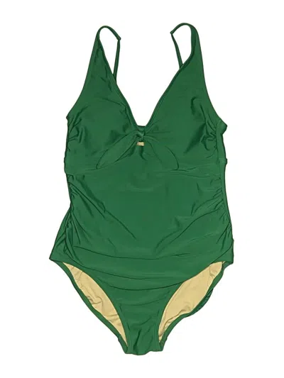 Pre-owned Kona Sol One Piece Swimsuit In Green