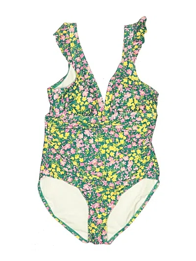 Pre-owned Kona Sol One Piece Swimsuit In Green