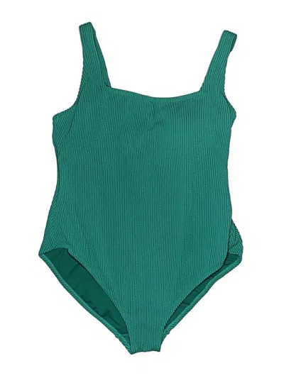 Pre-owned Kona Sol One Piece Swimsuit In Green