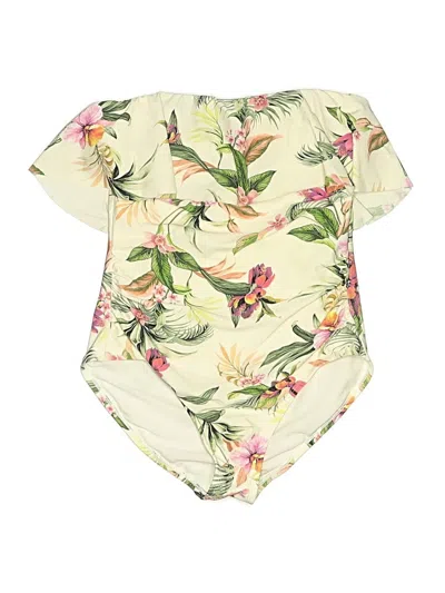 Pre-owned Kona Sol One Piece Swimsuit In Ivory