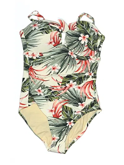 Pre-owned Kona Sol One Piece Swimsuit In Ivory