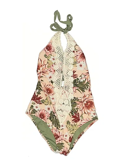 Pre-owned Kona Sol One Piece Swimsuit In Ivory