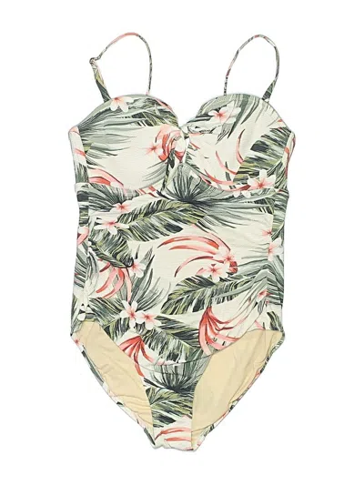 Pre-owned Kona Sol One Piece Swimsuit In Ivory