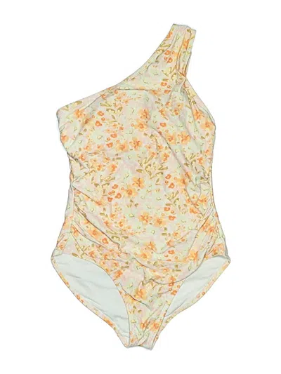 Pre-owned Kona Sol One Piece Swimsuit In Ivory