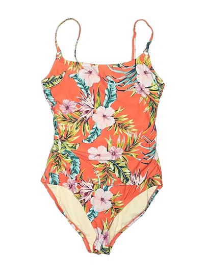 Pre-owned Kona Sol One Piece Swimsuit In Orange