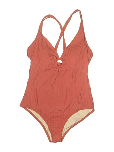 Pre-owned Kona Sol One Piece Swimsuit In Orange