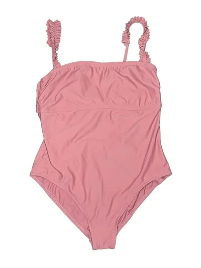 Pre-owned Kona Sol One Piece Swimsuit In Pink