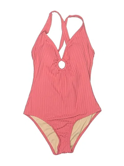 Pre-owned Kona Sol One Piece Swimsuit In Pink