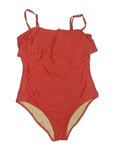Pre-owned Kona Sol One Piece Swimsuit In Red