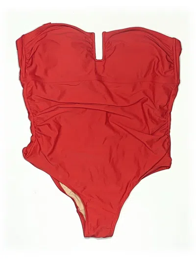 Pre-owned Kona Sol One Piece Swimsuit In Red