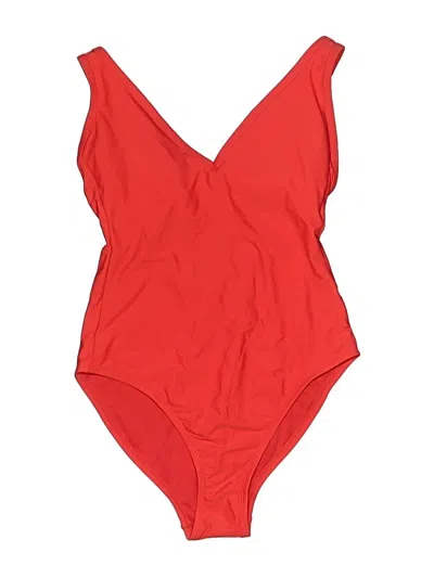 Pre-owned Kona Sol One Piece Swimsuit In Red