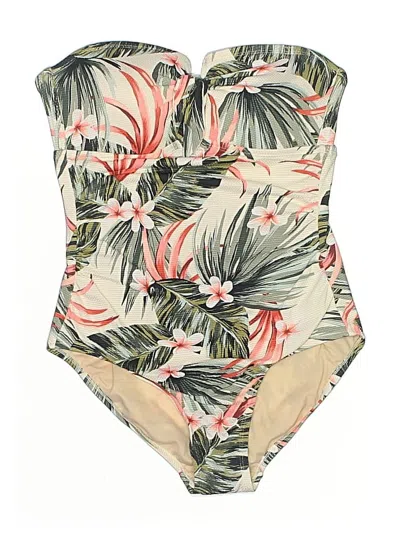 Pre-owned Kona Sol One Piece Swimsuit In Tan