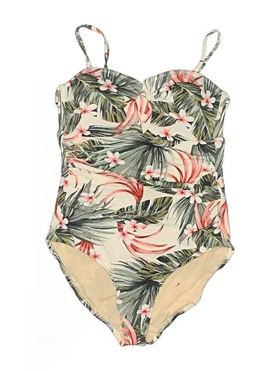 Kona Sol One Piece Swimsuit In White