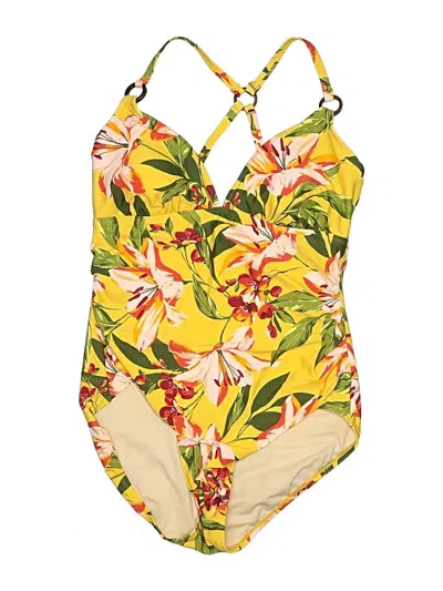 Pre-owned Kona Sol One Piece Swimsuit In Yellow