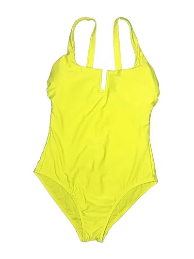 Pre-owned Kona Sol One Piece Swimsuit In Yellow