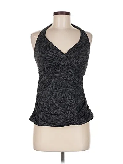 Pre-owned Kona Sol Sleeveless Blouse In Black