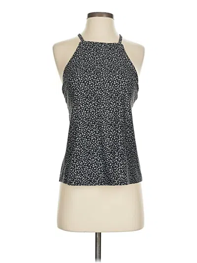 Pre-owned Kona Sol Sleeveless Blouse In Black