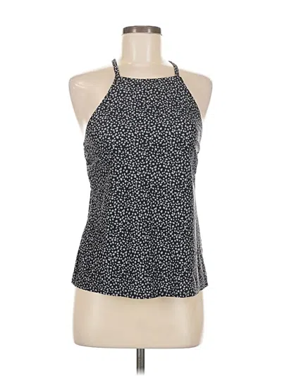 Pre-owned Kona Sol Sleeveless Blouse In Black