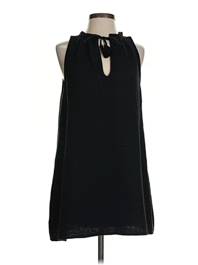 Pre-owned Kona Sol Sleeveless Blouse In Black