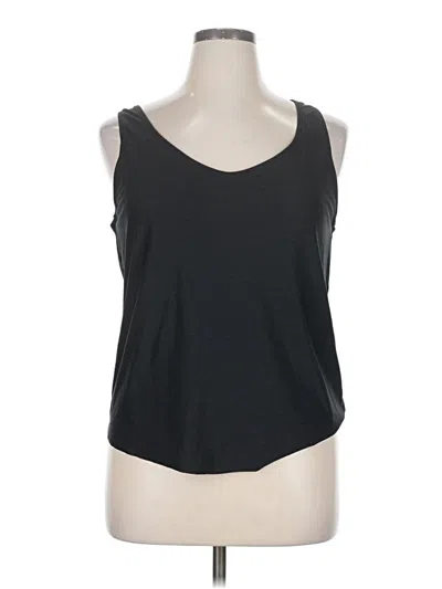 Pre-owned Kona Sol Sleeveless Top Black Scoop Neck Tops