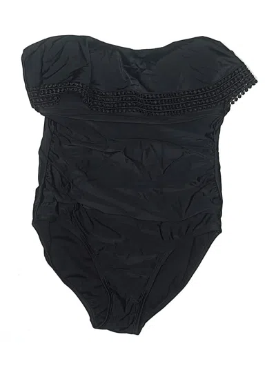 Pre-owned Kona Sol Sleeveless Top Black Strapless Neckline Tops