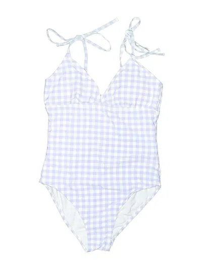 Pre-owned Kona Sol Sleeveless Top Blue Halter Neckline Tops