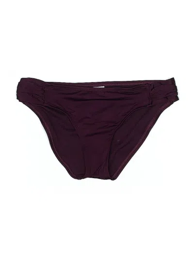 Pre-owned Kona Sol Swimsuit Bottoms In Burgundy