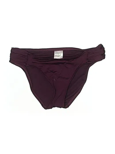 Pre-owned Kona Sol Swimsuit Bottoms In Burgundy