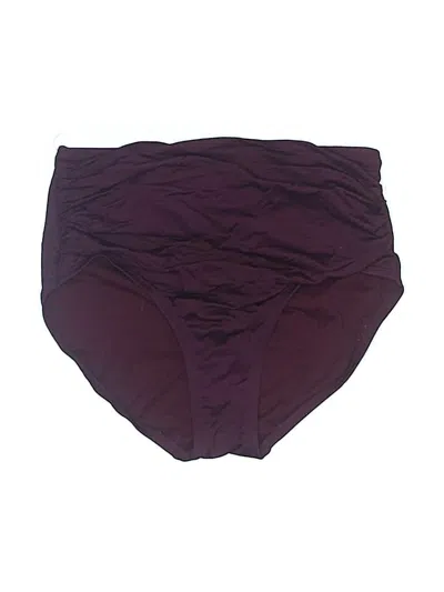 Pre-owned Kona Sol Swimsuit Bottoms In Burgundy