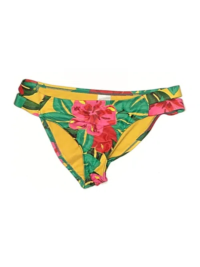 Pre-owned Kona Sol Swimsuit Bottoms In Green
