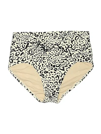 Pre-owned Kona Sol Swimsuit Bottoms In Ivory