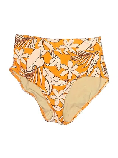 Pre-owned Kona Sol Swimsuit Bottoms In Orange