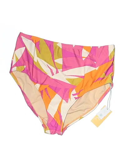 Pre-owned Kona Sol Swimsuit Bottoms In Pink