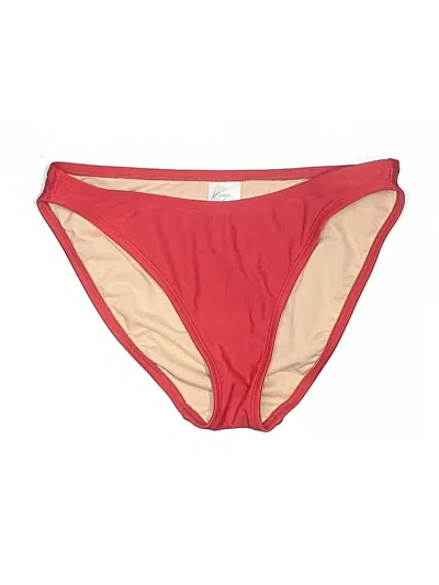 Pre-owned Kona Sol Swimsuit Bottoms In Red