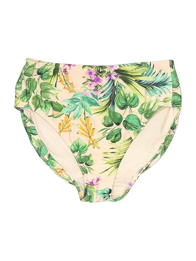 Pre-owned Kona Sol Swimsuit Bottoms In White