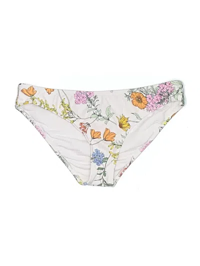 Pre-owned Kona Sol Swimsuit Bottoms In White
